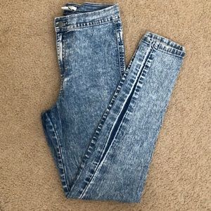 High waisted jeggings